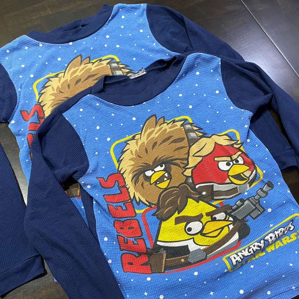 2- Set of Pajamas Angry Birds Star Wars Size Boys 10 - Picture 15 of 15
